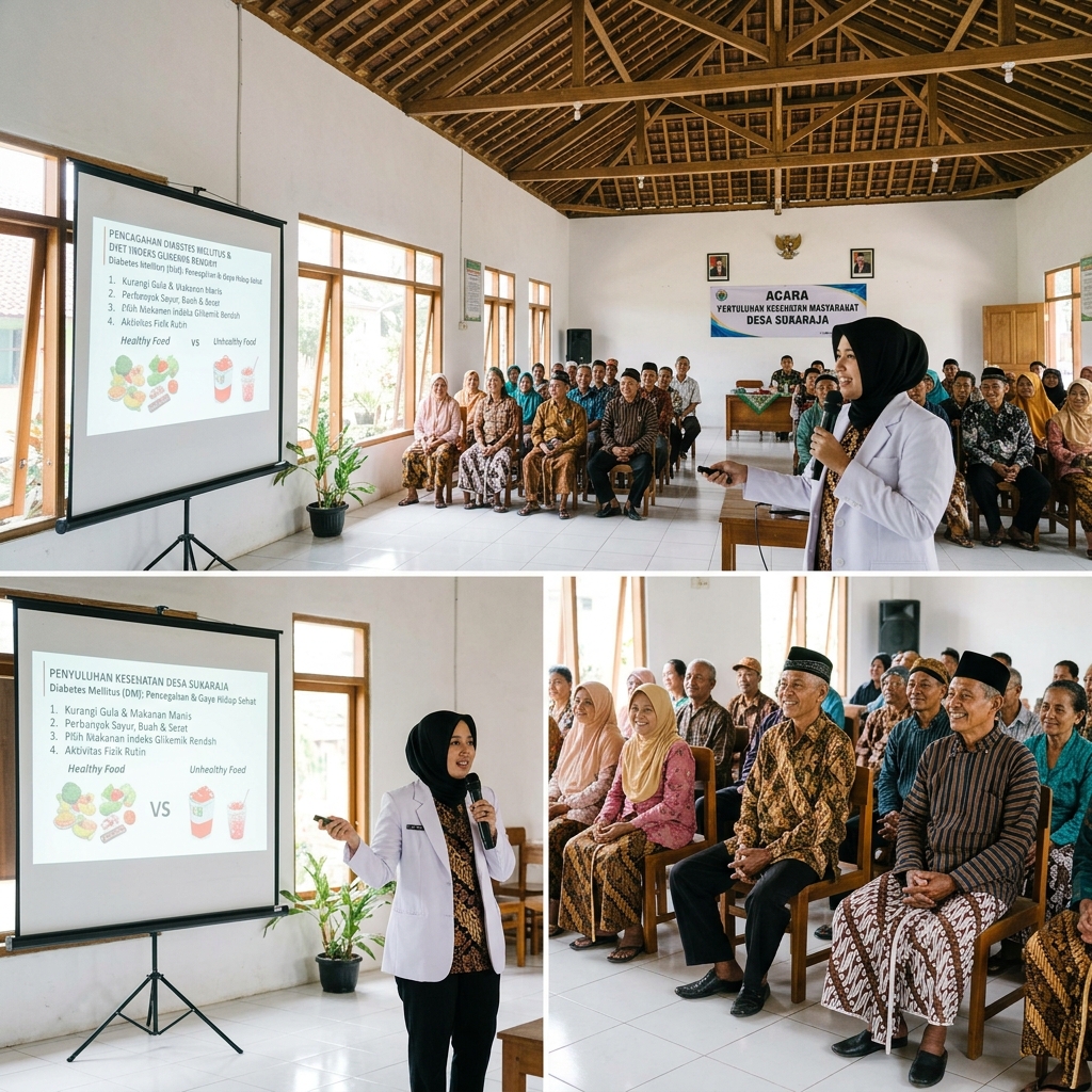 Sosialisasi Pencegahan Diabetes Mellitus Tipe 2 di Desa Bambanglipuro